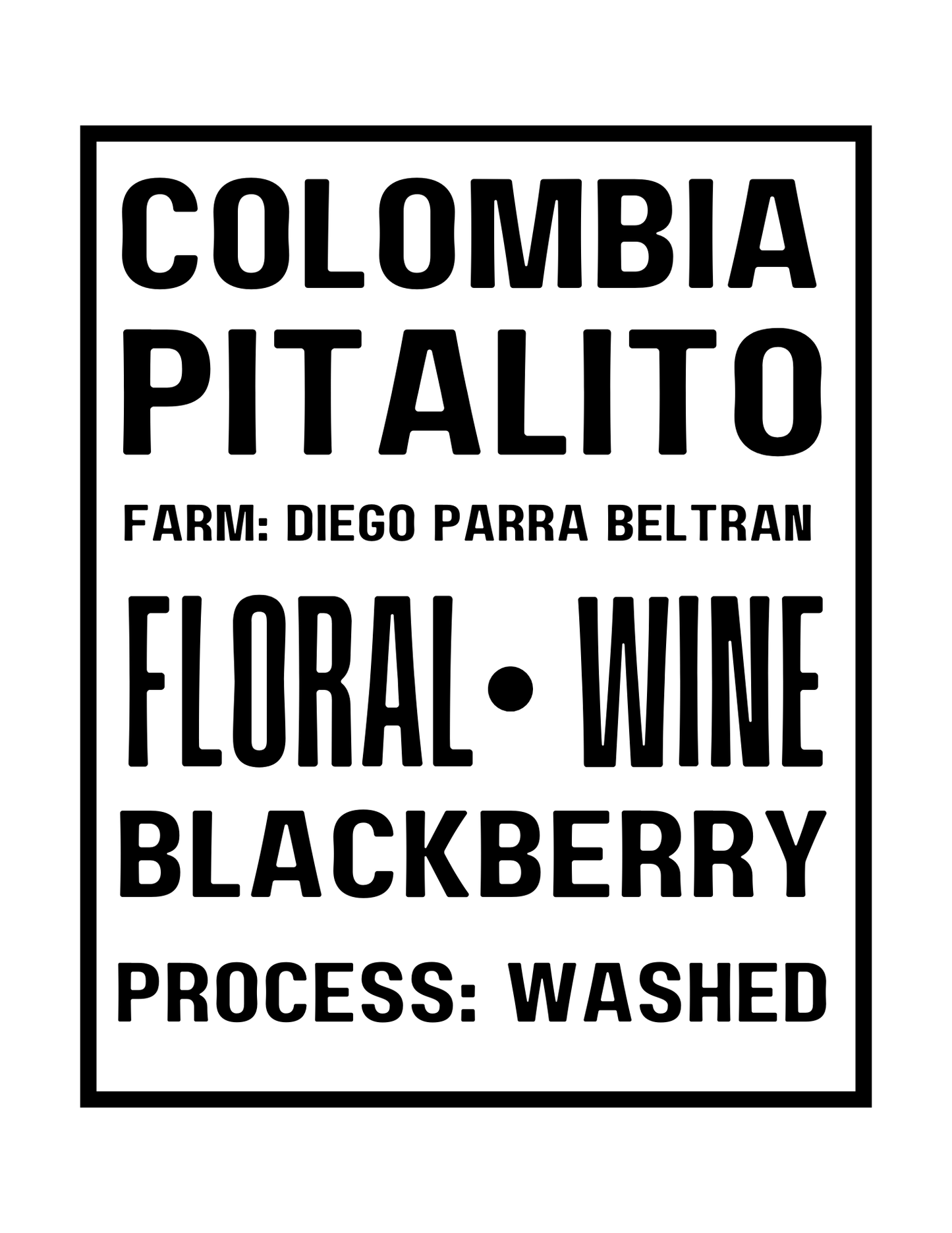 Diego Parra Beltran Microlot - Colombia