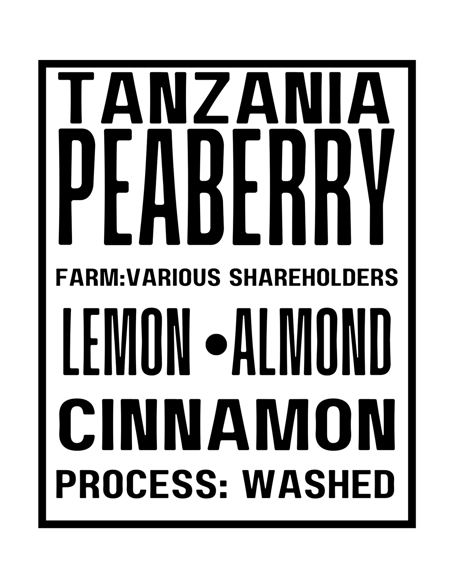 Blue Mountain Tanzania Kilimanjaro Peaberry